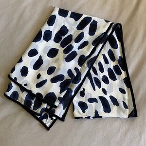 sass & bide animal print silk scarf